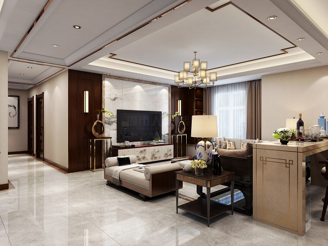 新中式辦公室裝修效果圖 新中式辦公室裝修效果圖